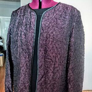 Amber Sun Purple Jacket with Black Trim